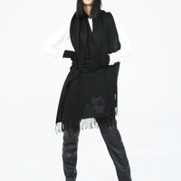 Alpaca Scarf with Agnes Bonaventura Embroidery