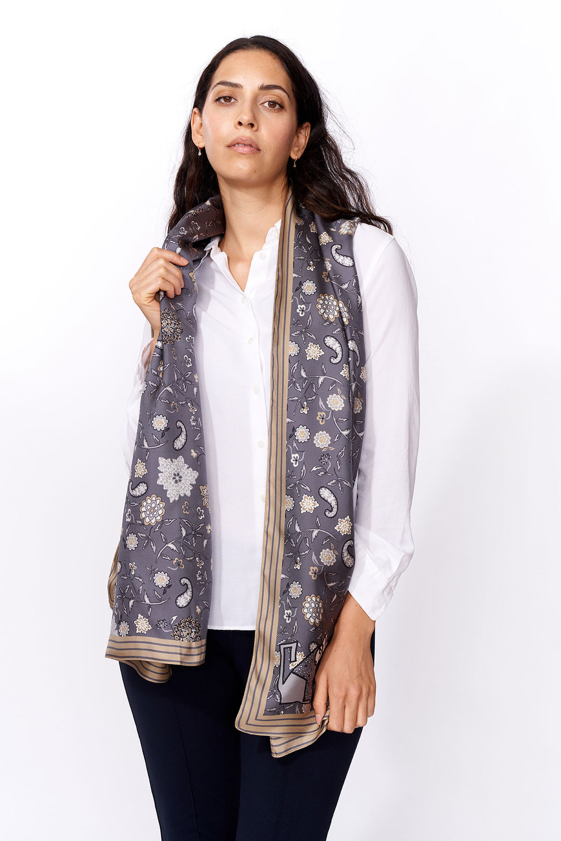 High Country Silk Long Scarf