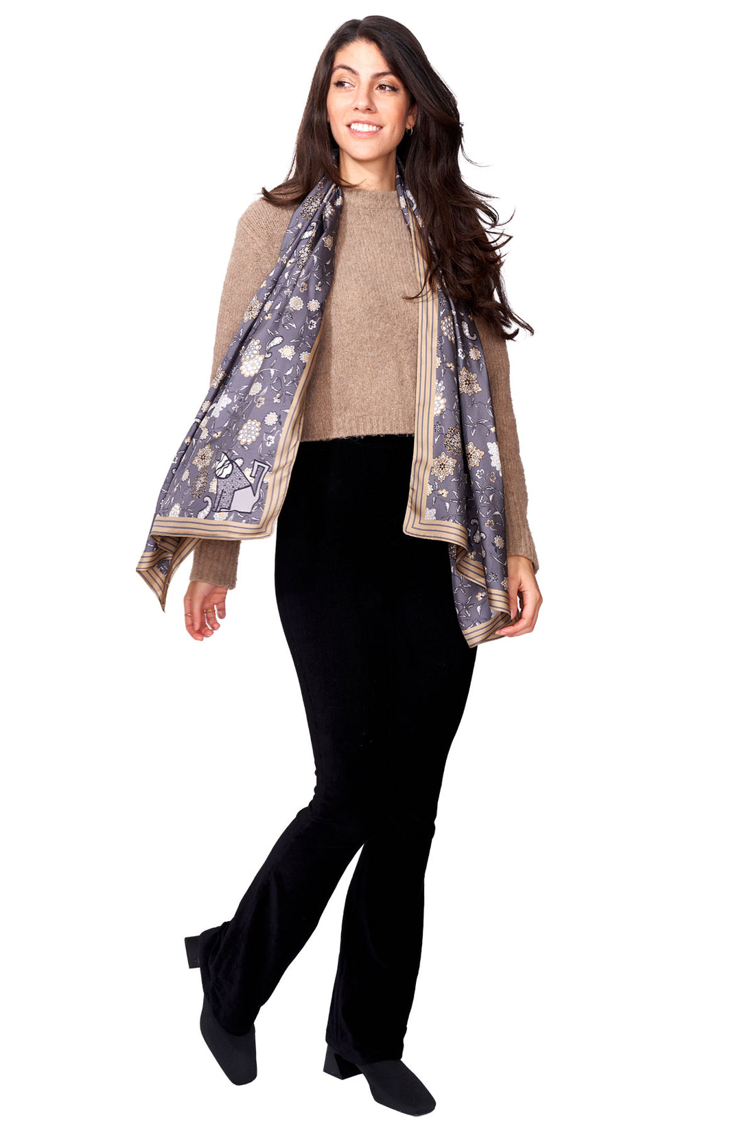 High Country Silk Long Scarf