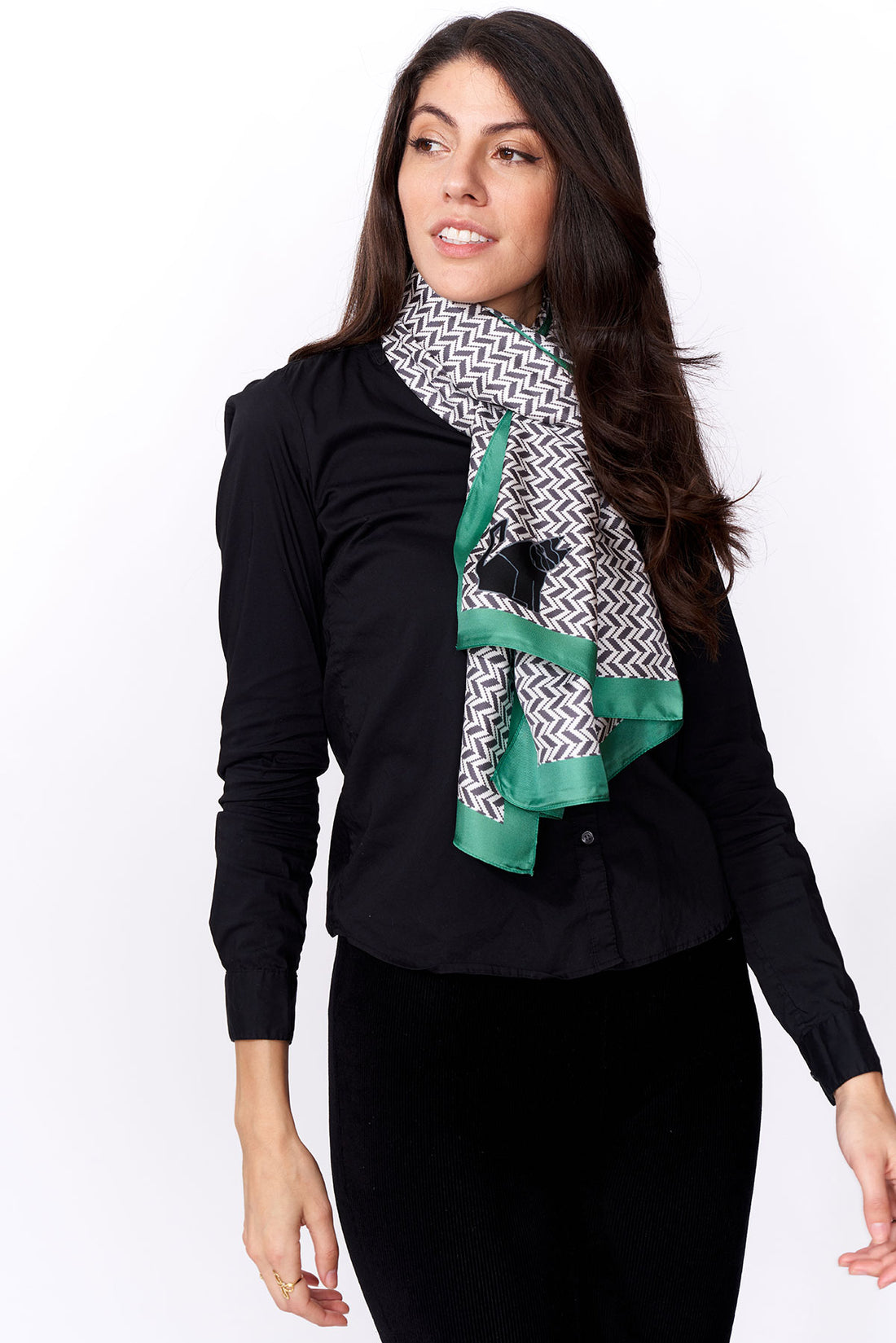 High Country Silk Long Scarf