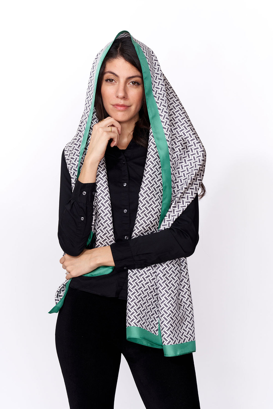 High Country Silk Long Scarf