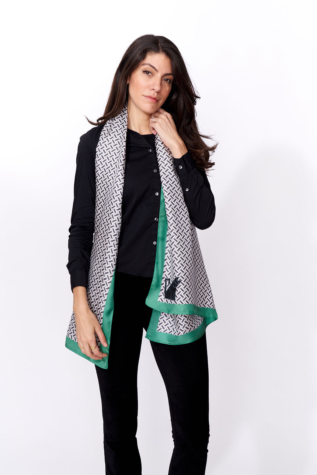 High Country Silk Long Scarf