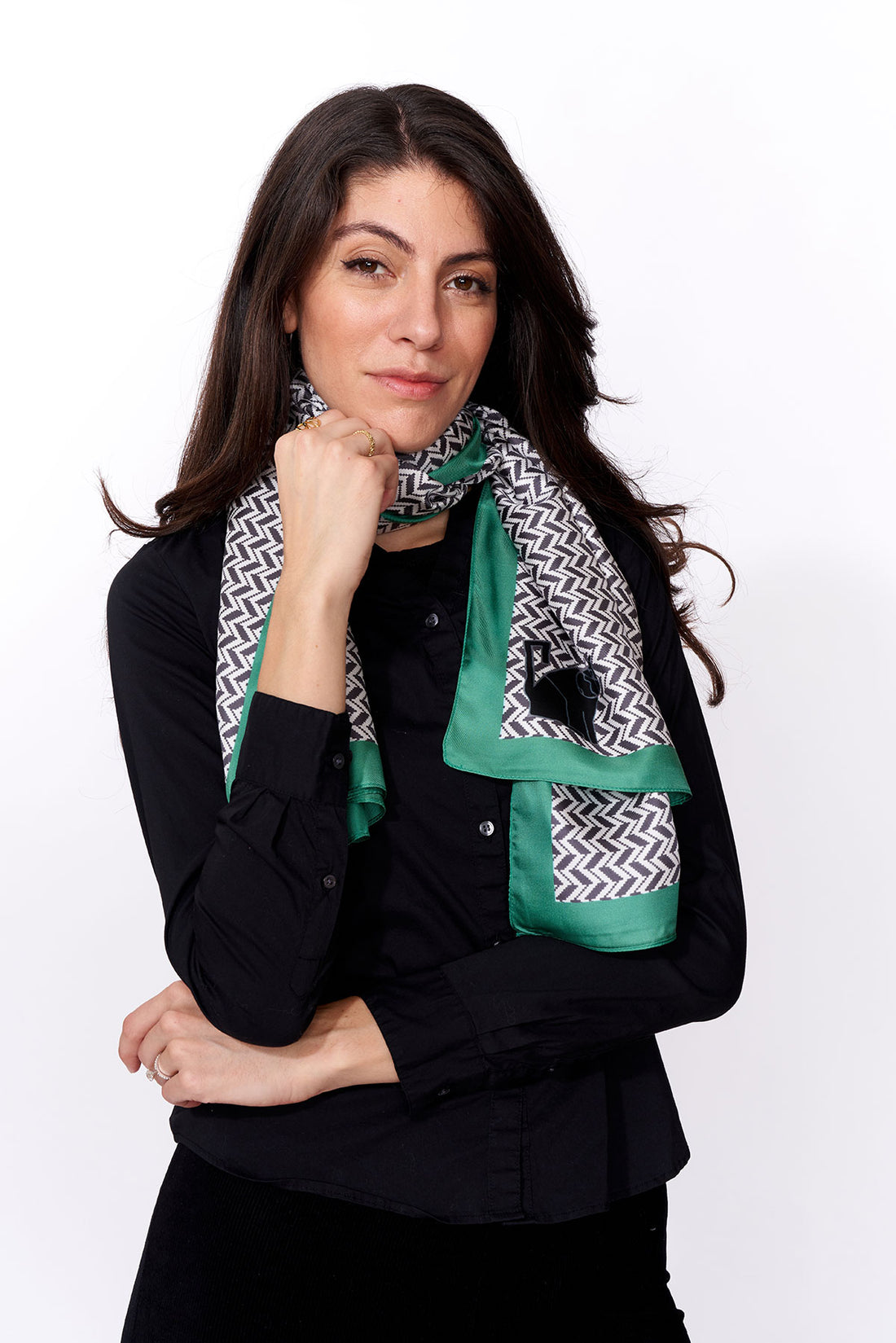 High Country Silk Long Scarf