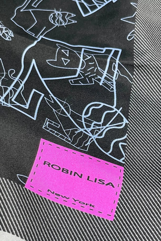 Festive Cats Silk Scarf