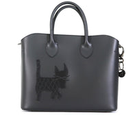 Embroidered Madison Tote (Black)