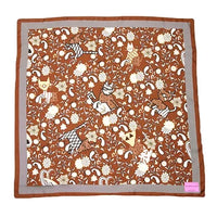 Winters Flowers Silk Scarf