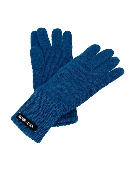 Alpaca Gloves - Arctic Blue