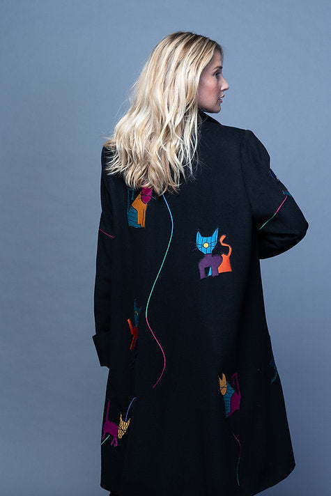 The Cat Coat. Black