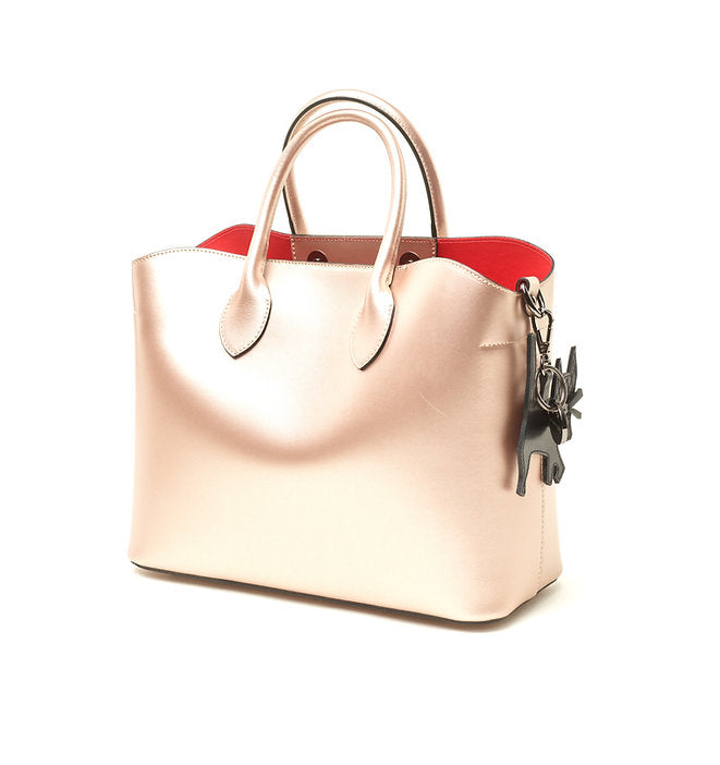 Metallic Rose Madison Tote with keychain