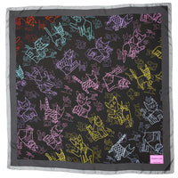 Festive Cats Silk Scarf