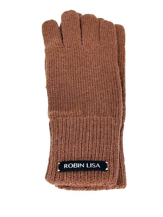 Alpaca Gloves - Rust