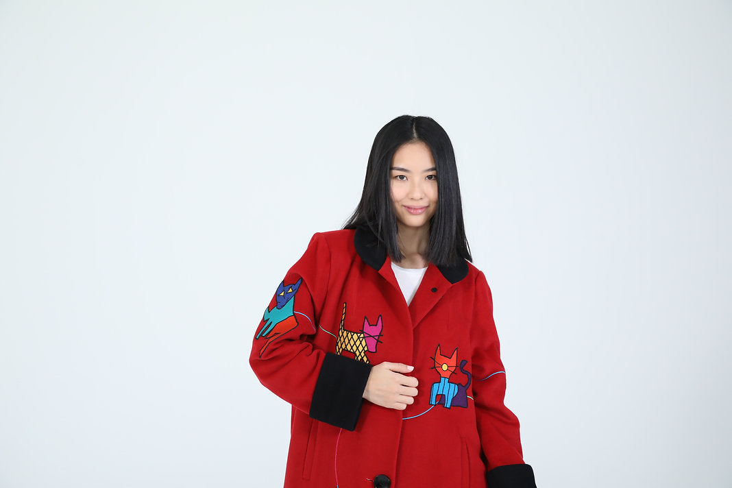 The Cat Coat. Autumn Red