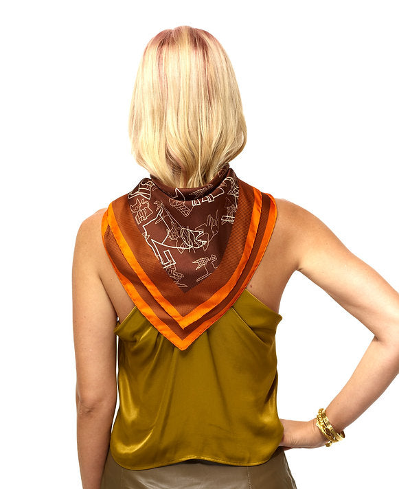 Melange Silk Scarf