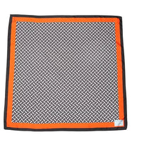 Scarlet Herringbone Silk Scarf