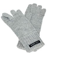 Alpaca Gloves - Winter Grey