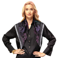 Festive Cats Silk Scarf