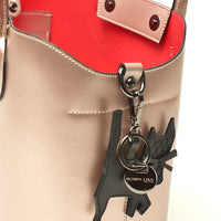 Metallic Rose Madison Tote with keychain