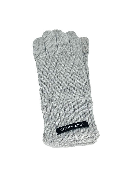 Alpaca Gloves - Winter Grey