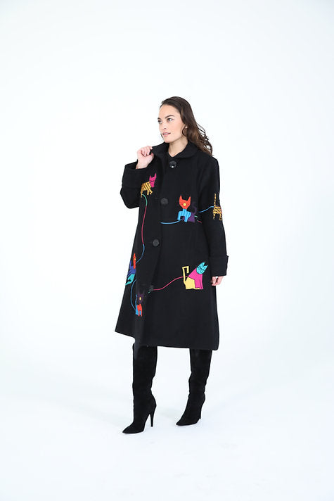 The Cat Coat. Black