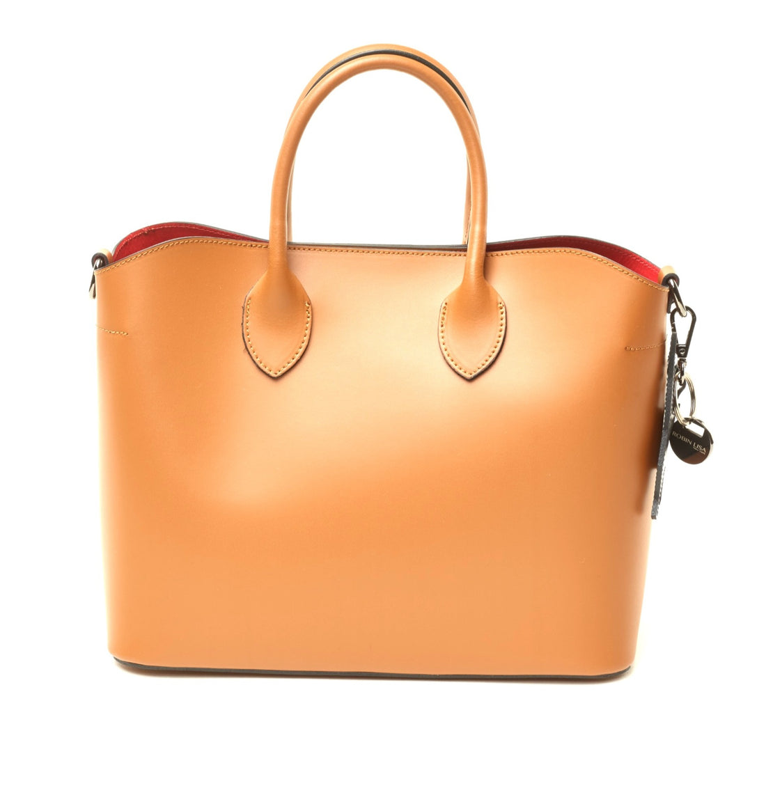 Caramel Madison Tote With Key Chain