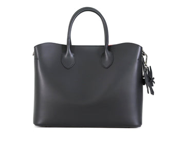 Black Madison Tote With Keychain