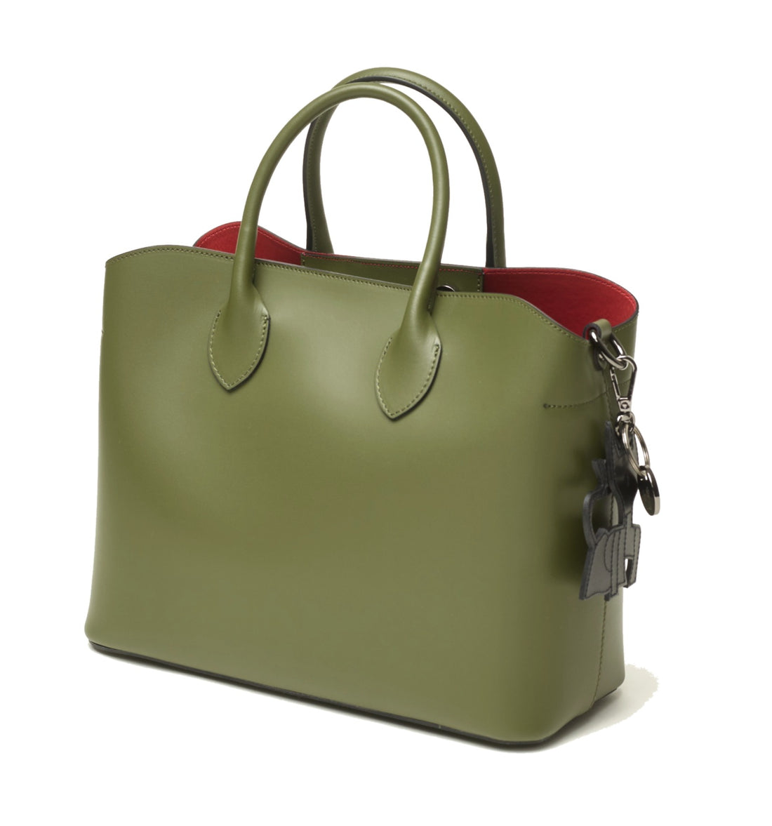 Forest Green Madison Tote with keychain