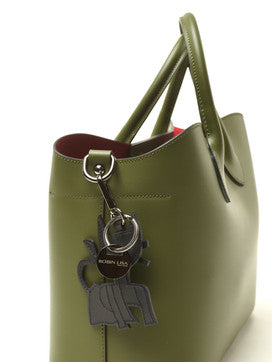 Forest Green Madison Tote with keychain