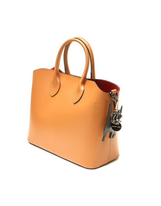Caramel Madison Tote With Key Chain