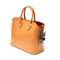 Caramel Madison Tote With Key Chain