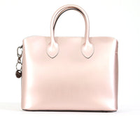 Madison Tote Metallic Rose with Happy Simon